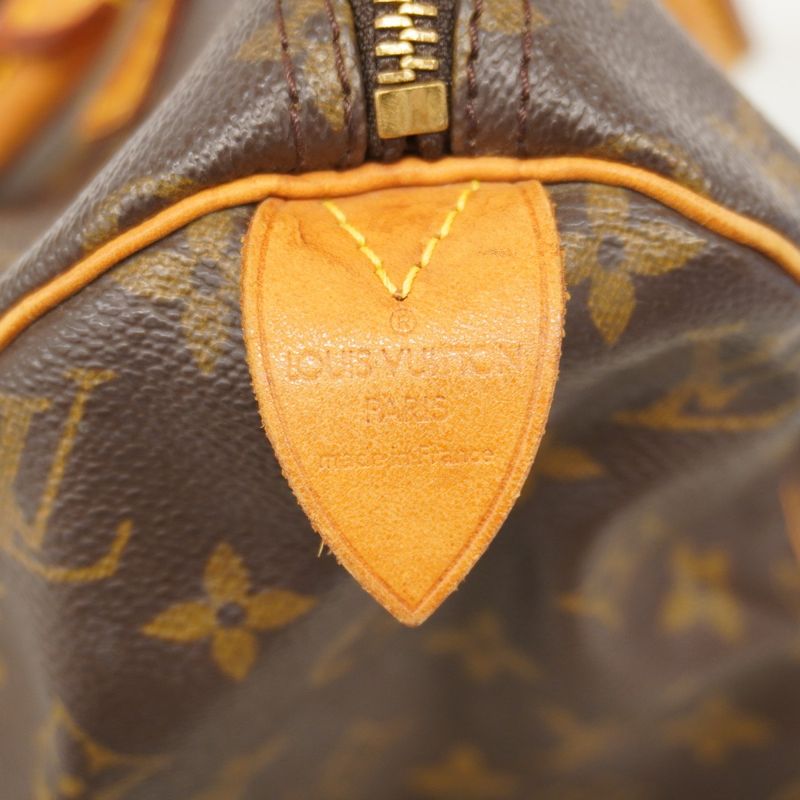 Louis Vuitton Handbag Monogram Speedy 30 M41108 Brown Ladies