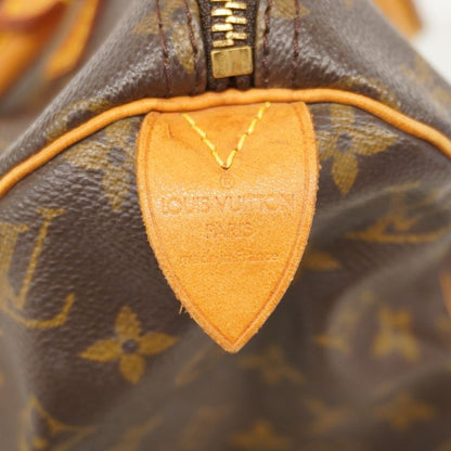 Louis Vuitton Handbag Monogram Speedy 30 M41108 Brown Ladies