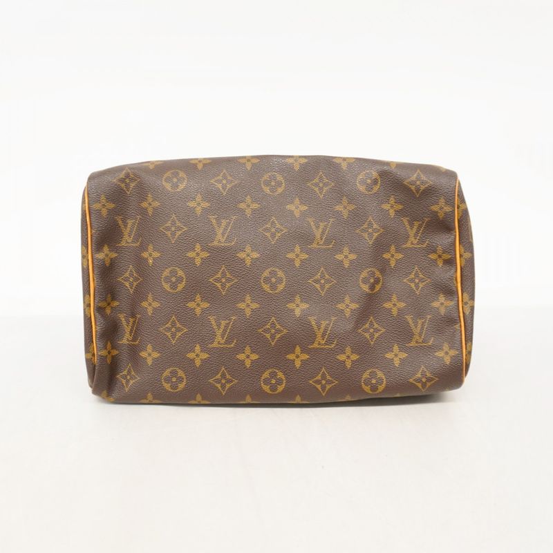 Louis Vuitton Handbag Monogram Speedy 30 M41108 Brown Ladies