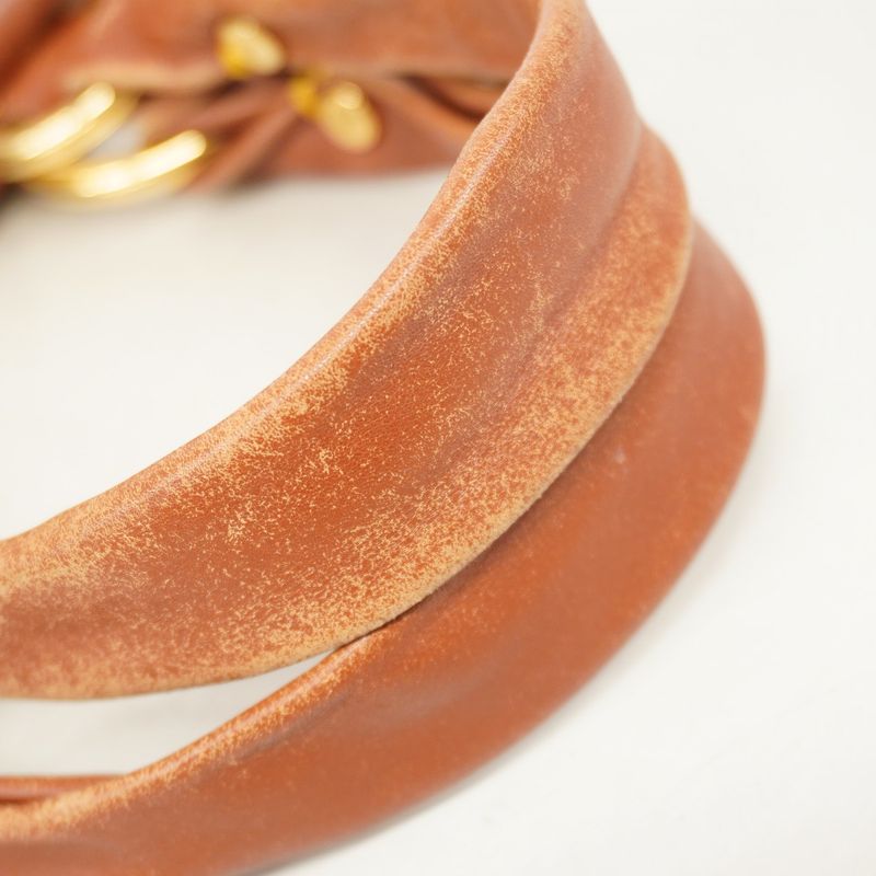 Celine Handbag Macadam Canvas Beige Gold Hardware Women