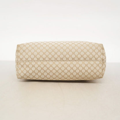 Celine Handbag Macadam Canvas Beige Gold Hardware Women