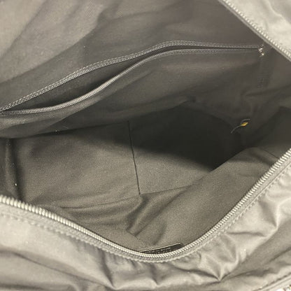 Chanel Tote Bag Paris New York Nylon Black Silver Hardware Women's