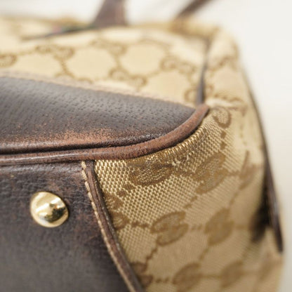 Gucci Shoulder Bag GG Canvas/sherry Line Princy 161720 Canvas Beige Brown Gold