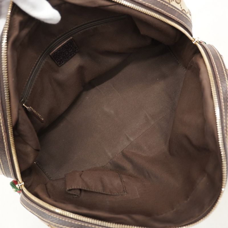 Gucci Shoulder Bag GG Canvas/sherry Line Princy 161720 Canvas Beige Brown Gold