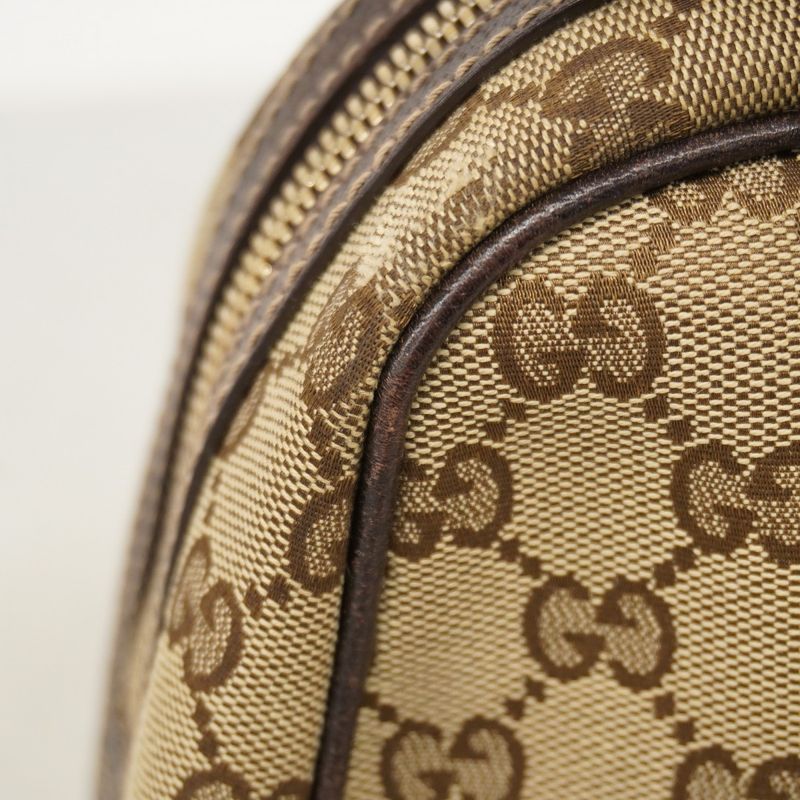 Gucci Shoulder Bag GG Canvas/sherry Line Princy 161720 Canvas Beige Brown Gold