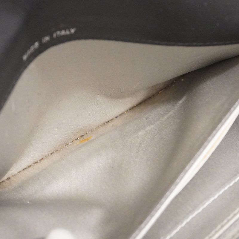 Chanel Long Wallet Camellia Lambskin Black Silver Hardware Women