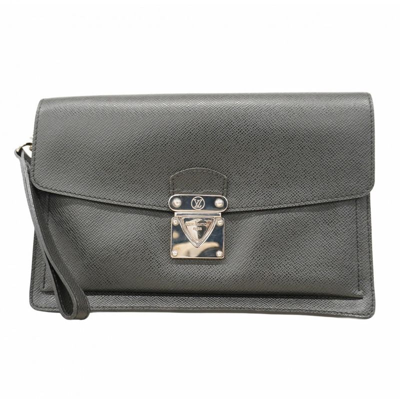 Louis Vuitton Taiga Bellaire M32592 Ardoise Men's Clutch Bag