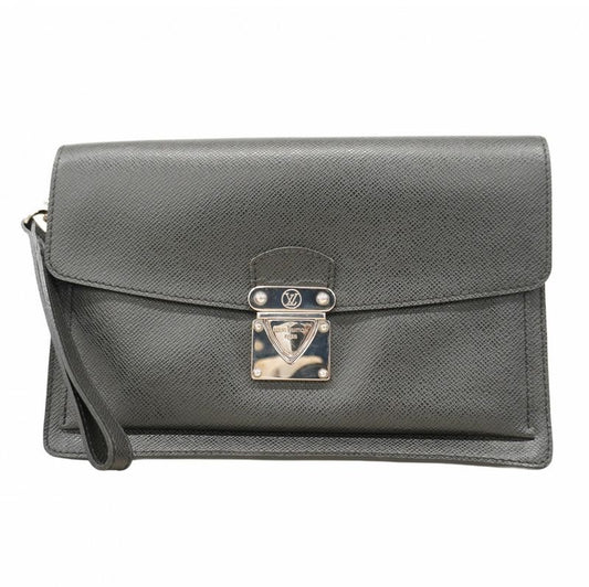 Louis Vuitton Taiga Bellaire M32592 Ardoise Men's Clutch Bag