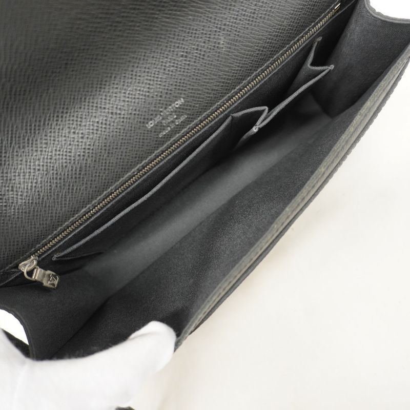 Louis Vuitton Taiga Bellaire M32592 Ardoise Men's Clutch Bag