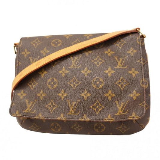 Louis Vuitton Shoulder Bag Monogram Musette Tango Short Strap M51257 Brown