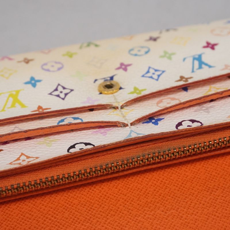Louis Vuitton Long Wallet Monogram Multicolor Portefeuille Sarah M60272