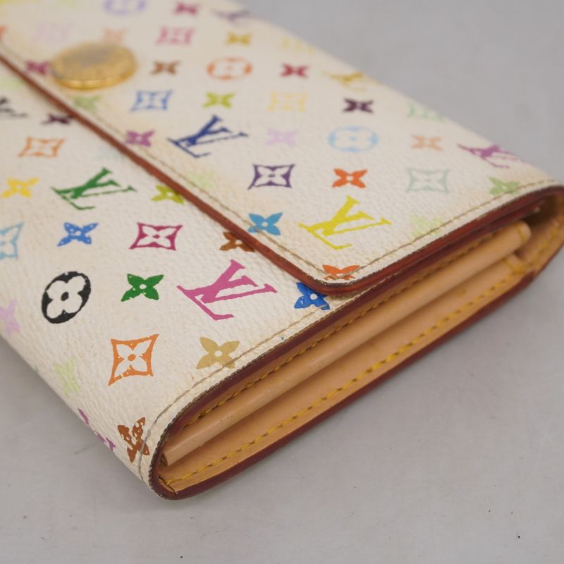 Louis Vuitton Long Wallet Monogram Multicolor Pochette Porte Monet Cles Di