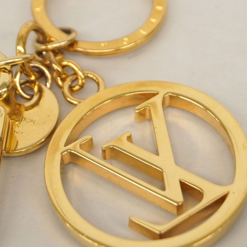 Louis Vuitton Key Holder Porte Cles LV Circle M68000 Gold Men Women Unisex