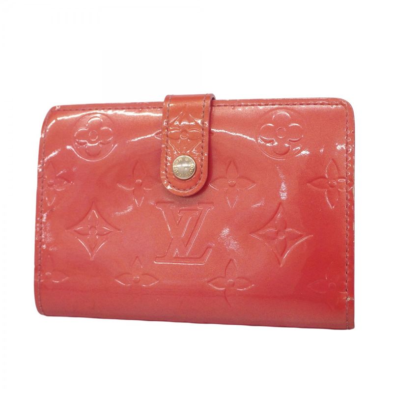 Louis Vuitton Wallet Vernis Porte Monnaie Viennois M9141f Framboise Ladies