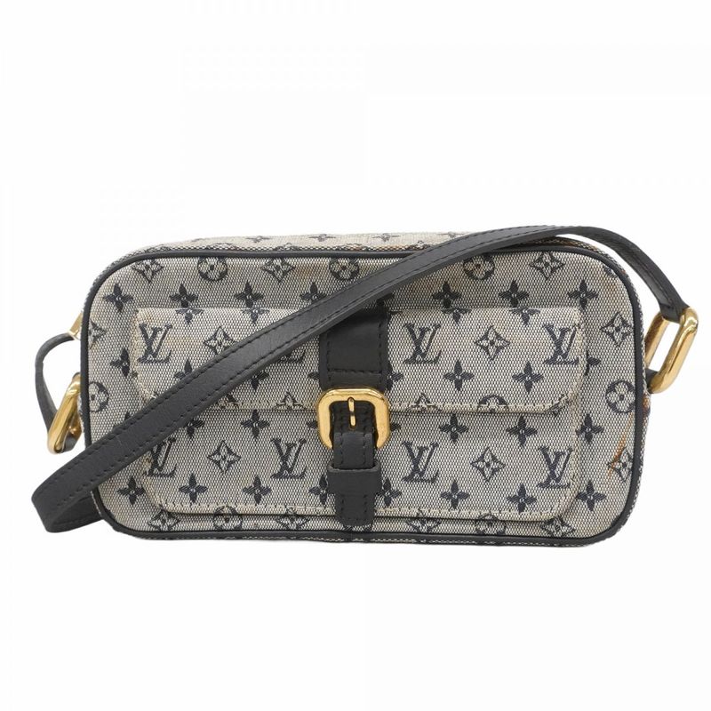 Louis Vuitton Shoulder Bag Monogram Mini Juliette MM M92217 Blue Ladies