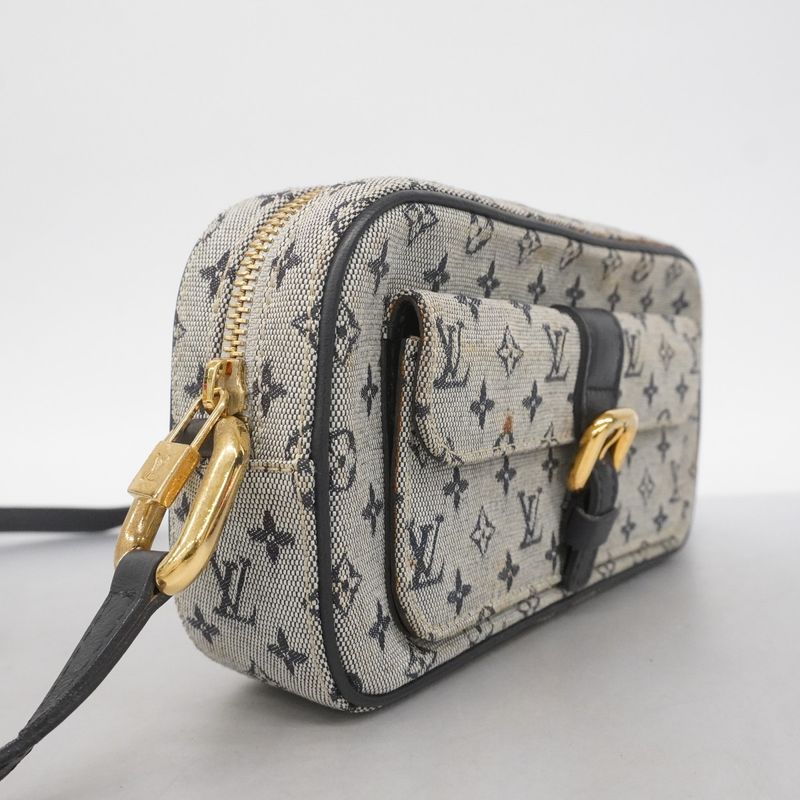 Louis Vuitton Shoulder Bag Monogram Mini Juliette MM M92217 Blue Ladies