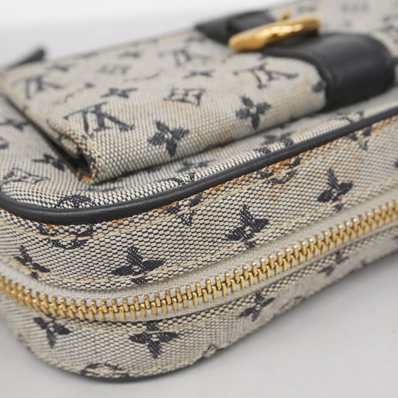 Louis Vuitton Shoulder Bag Monogram Mini Juliette MM M92217 Blue Ladies