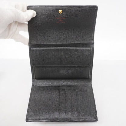 Louis Vuitton Trifold Wallet Epi Porte-tresor Etui Papier M63712 Noir Black Men