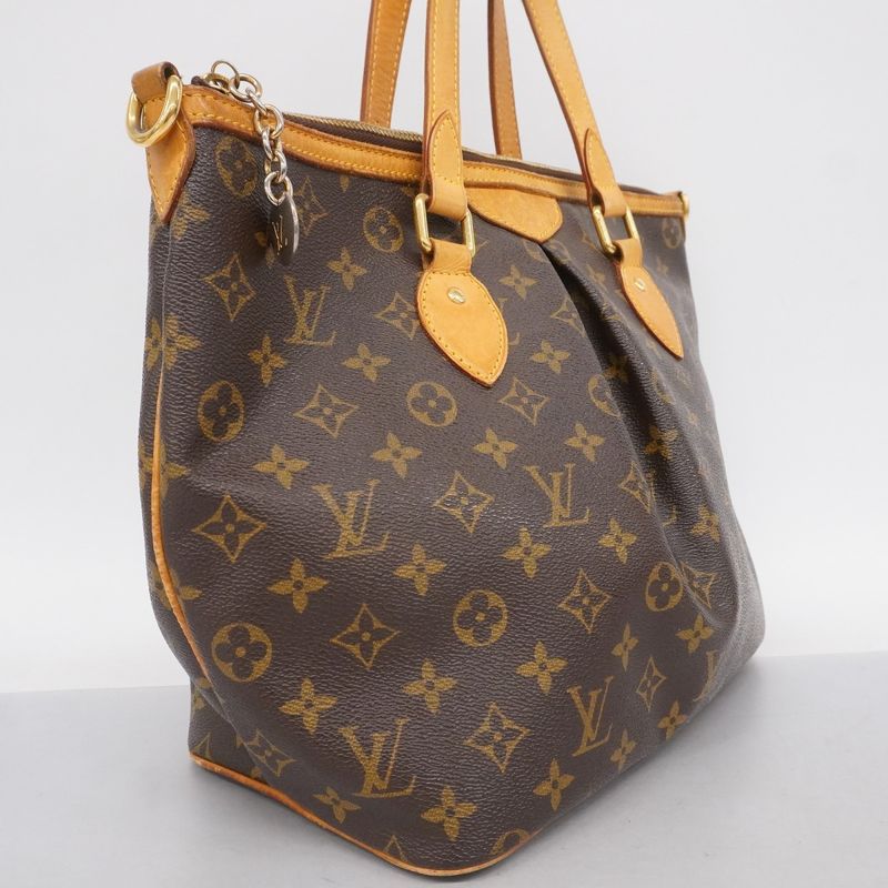 Louis Vuitton Handbag Monogram Palermo PM M40145 Brown Ladies