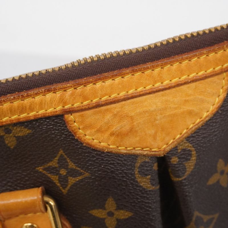 Louis Vuitton Handbag Monogram Palermo PM M40145 Brown Ladies