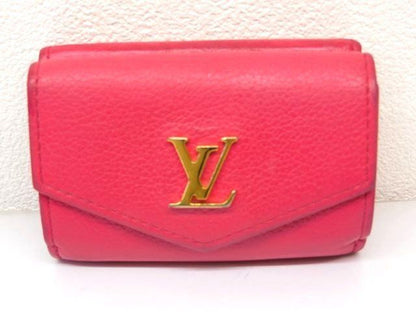 Vuitton M80087 Ub5200 - Portefeuille Lock Mini Trifold Compact Wallet Pink □
