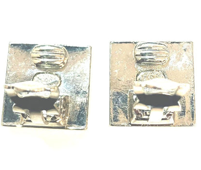 Chanel Square COCO Mark Earrings : Y3226