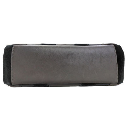 Chanel V-line Suede W-chain Shoulder Bag / Black / Next-day Delivery Possible