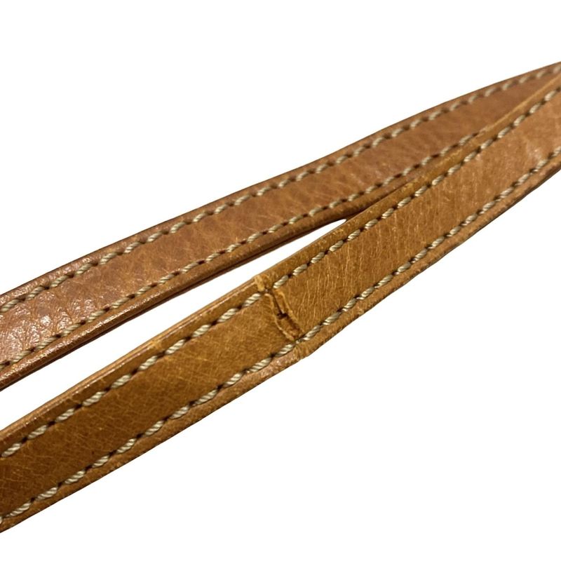 Celine Shoulder Bag Macadam Pattern Brown X Light Brown X Ivory Diagonal/mini