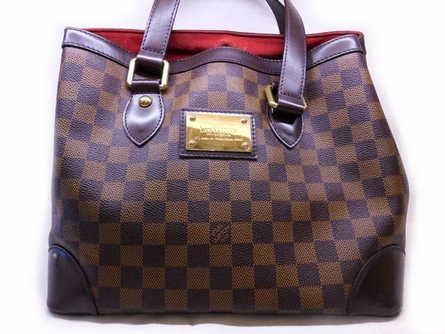 Vuitton - N51205 Hampstead PM Ladies Tote Bag Damier Ebène Brownish Louis