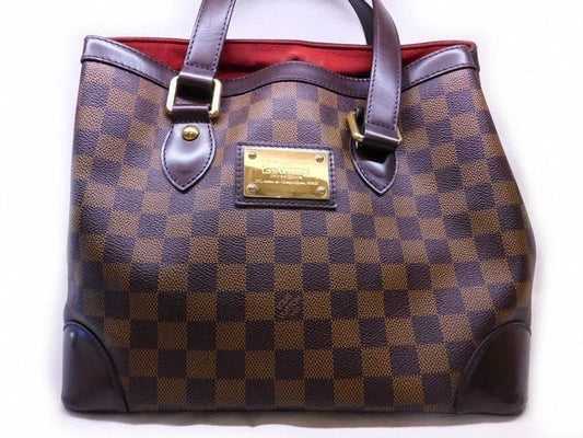 Vuitton - N51205 Hampstead PM Ladies Tote Bag Damier Ebène Brownish Louis