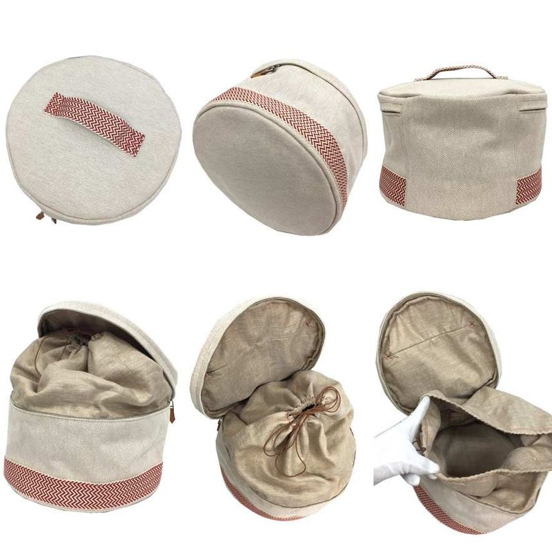 Hermes Vanity Bag Vanity Pouch Toile Ash Aq11597