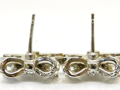 Chanel B24V Earrings - Coco Mark Ribbon Stone Ladies Chanel □7K