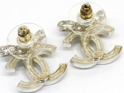 Chanel B24V Earrings - Coco Mark Ribbon Stone Ladies Chanel □7K