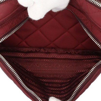 Prada Shoulder Bag Nylon Brown Ladies Prada Preowned Prada