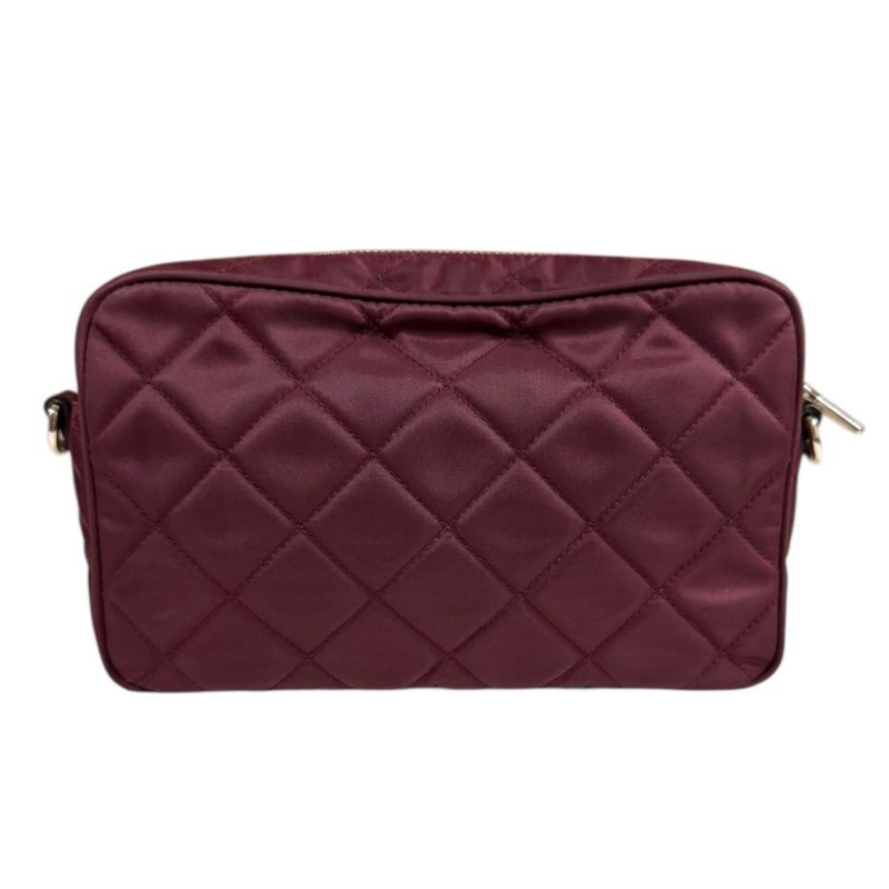 Prada Shoulder Bag Nylon Brown Ladies Prada Preowned Prada