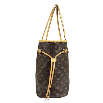 Louis Vuitton Neverfull MM Monogram Tote Bag Monogram Canvas M40156 Brown Women