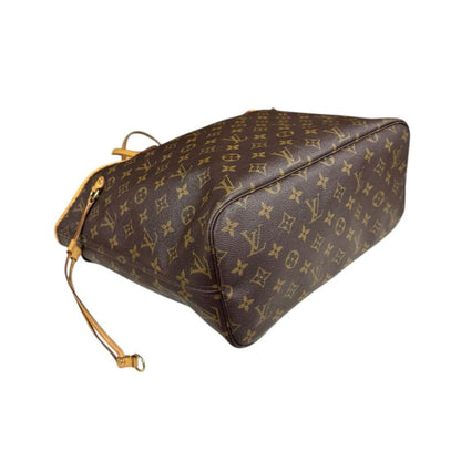 Louis Vuitton Neverfull MM Monogram Tote Bag Monogram Canvas M40156 Brown Women