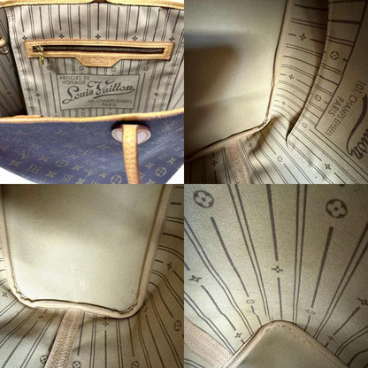 Louis Vuitton Neverfull MM Monogram Tote Bag Monogram Canvas M40156 Brown Women