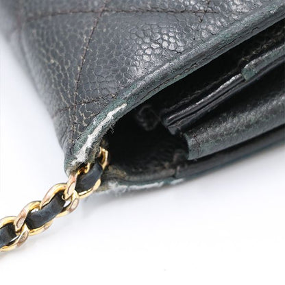 Chanel Matelasse Caviar Skin Chain Shoulder Bag Women 4000001801004304