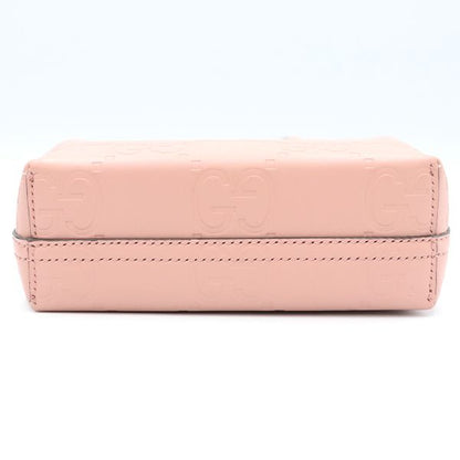 Gucci Pink Leather GG Super Mini 2way Handbag 790133 Ladies 400000180100432