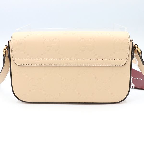 Gucci Beige Leather GG Super Mini Shoulder Bag 772794 Ladies 40000018010043