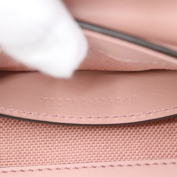 Gucci Pink Leather GG Super Mini Shoulder Bag 772794 Ladies 400000180100432