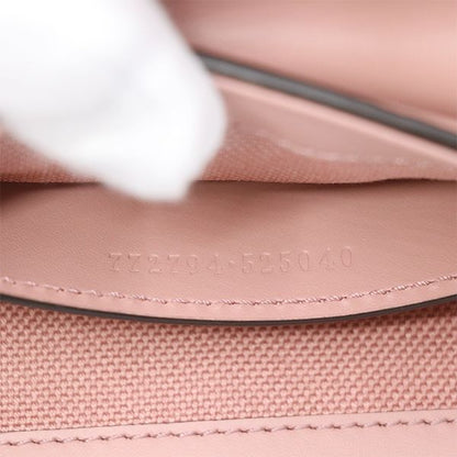 Gucci Pink Leather GG Super Mini Shoulder Bag 772794 Ladies 400000180100432