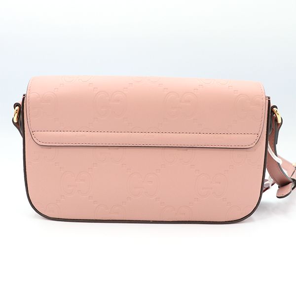 Gucci Pink Leather GG Super Mini Shoulder Bag 772794 Ladies 400000180100432