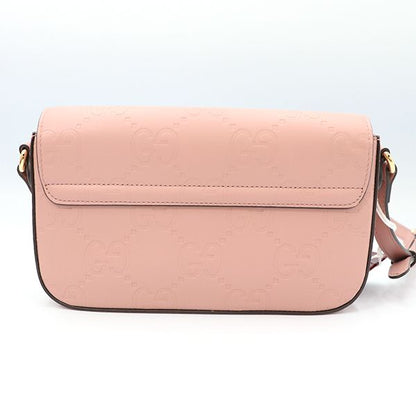 Gucci Pink Leather GG Super Mini Shoulder Bag 772794 Ladies 400000180100432