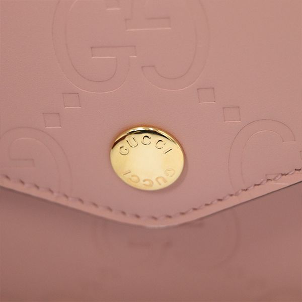 Gucci Pink Leather GG Super Mini Shoulder Bag 772794 Ladies 400000180100432