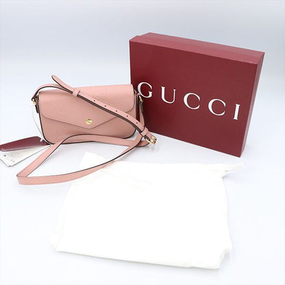 Gucci Pink Leather GG Super Mini Shoulder Bag 772794 Ladies 400000180100432