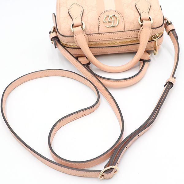 Gucci Pink GG Supreme GG Ophidia 2way Mini Bag 781490 Ladies 40000018010043