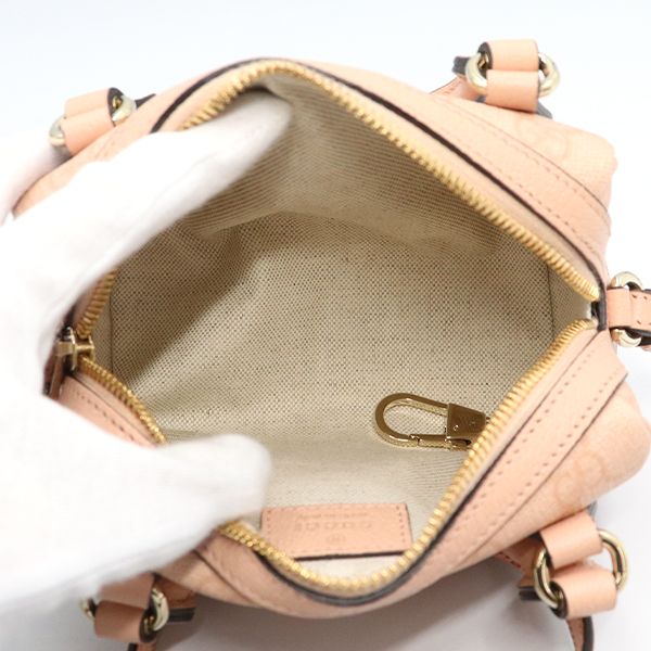 Gucci Pink GG Supreme GG Ophidia 2way Mini Bag 781490 Ladies 40000018010043