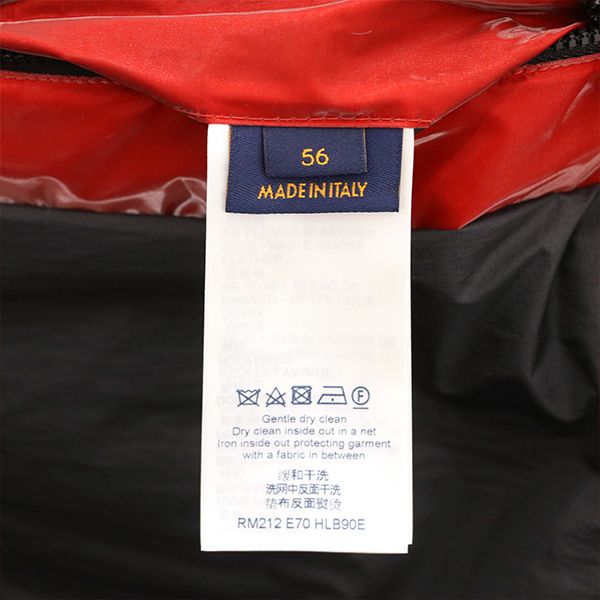 Louis Vuitton Down Jacket Technical Mirror Puffa Down and Others Red Size